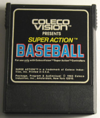 Baseball Coleco Vision game