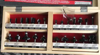Craftsman 24 piece router bits set, View more