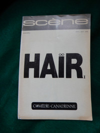 1970 Programme de la comédie musicale "Hair" - Collectionneurs