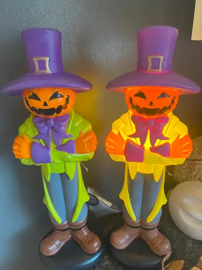 2/17” blowmold pumpkin guys firm!, View more