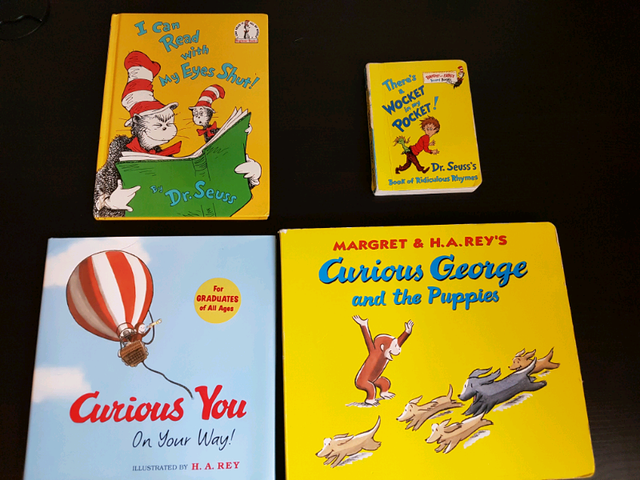 Curious George and Dr Seuss Books 4 In total. in Children & Young Adult in Oakville / Halton Region - Image 2