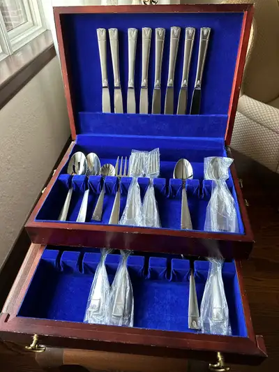 Stainless Steel Silverware Set, View more