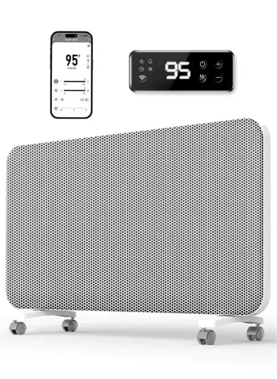 Panel Space Heater PD06 Fast & Even Heating: Provides quick, even warmth in 10 seconds, ideal for sp...