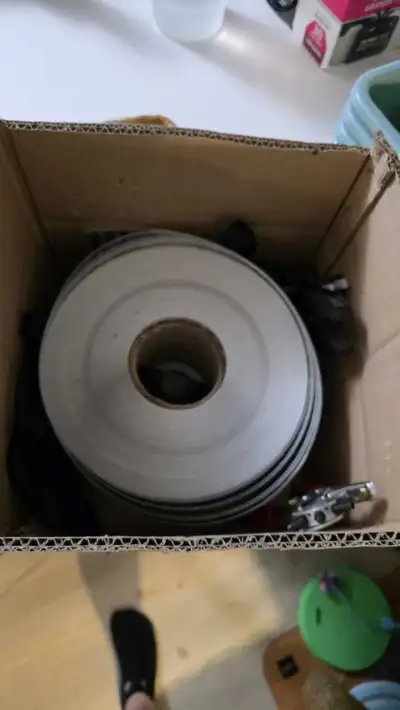 Large roll of heat tape with the tool