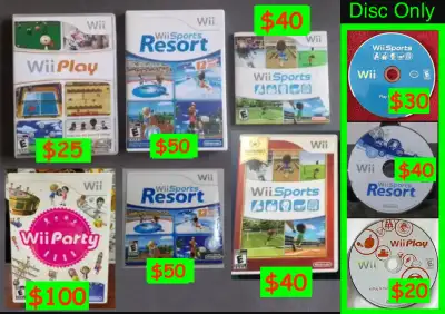 Wii Sports ⎮ Wii Sports Resort⎮Wii Play ⎮ Wii Party, View more
