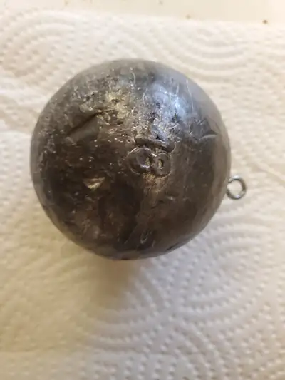 Downrigger cannonball, says '18' on the side, View more