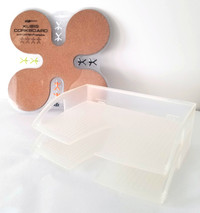 BNIP Cork board with Pushpins + Paper Tray Organizer (both)