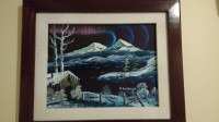 Original Winter Landscape Art by C. Jackman(Newfoundland artist)