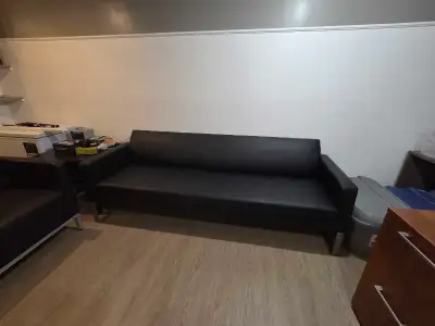 Black sofa - price reduced, View more