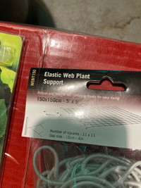  5 x 5  plant support webbing.,net
