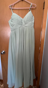 Sage green prom/bridesmaid dress