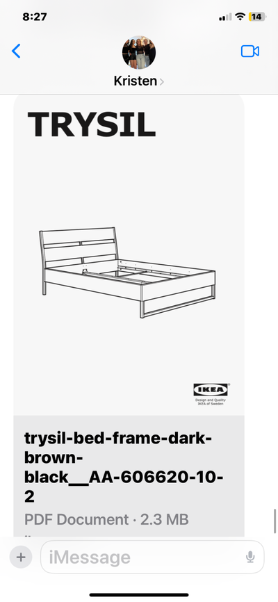 Ikea Trysil Full size Bed Frame ., View more