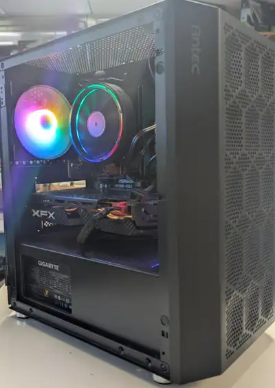 PC GAMING i7-6700 RX 580 8GB 16GB DDr4 SSD 240Go NVMe HDD 1TB Wi, View more