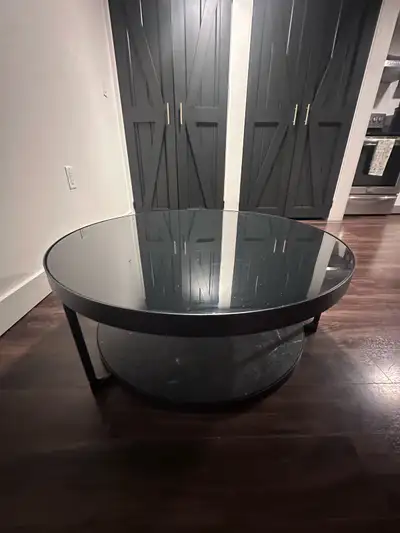 glass coffee table , View more