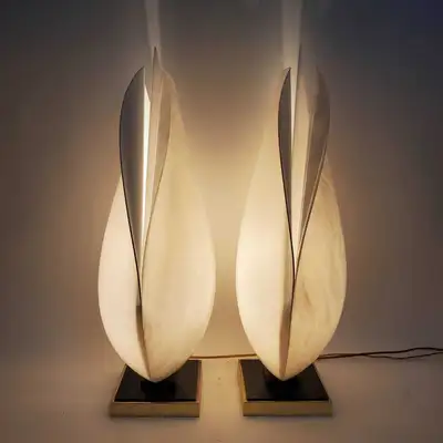 Rougier vintage acrylic tulip lamps, View more