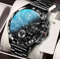 Montre intelligente neuve - Acier inoxydable/Smartwatch new