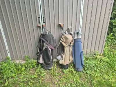 $10 each bag or $25 for all three Includes the bags The large gray bag is not a complete set, and th...