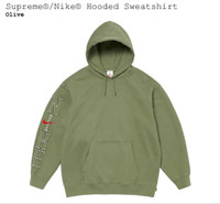 Supreme/Nike hooded sweater (L)