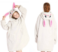 NEW bunny blanket hoodie