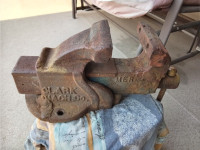 Antique Bench Vise - Clark Machine Company