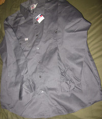 $15 Big Bill 3XL long sleeve work shirt, new with tags, gray