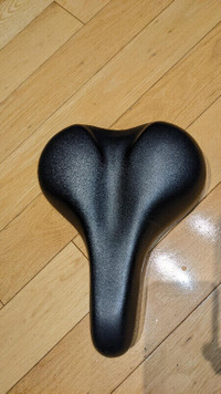 Bike saddle- comfy -wide