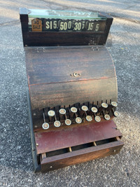 Antique Michigan Cash Register - Model 12