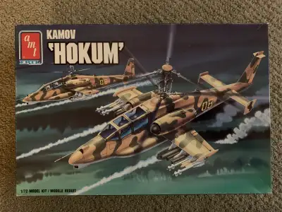 AMT-ERTL 1:72 Scale Kamov Hokum Plastic Model Kit, View more