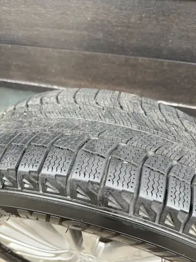 Winter tires with rims for dodge grand caravan and Chrysler town and counrty . about 70-60% left