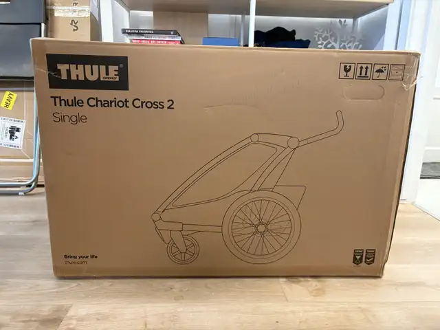 Thule Chariot Cross 2 Single (BRAND NEW/UNOPENED) - Faded Khaki in Strollers, Carriers & Car Seats in Ottawa - Image 2