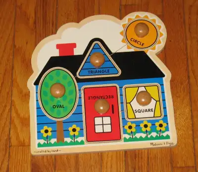 - buy 1 puzzle or both FIRST SHAPES - in terrific condition, from a smoke free environment $3 Farm A...