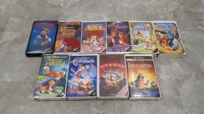 * * Please Read * * Location East Ottawa VHS Walt Disney Tapes Cassette For Kids Excellent condition...