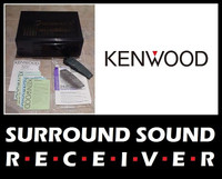 KENWOOD (1060VR, RARE) --- AV Sound Receiver --- $110 !!