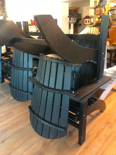High Seat Black Adirondack Chairs, View more