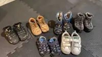 Toddler Shoes and boots. bogs, addidas 