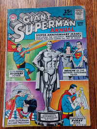 SUPERMAN ANNUAL #7 Giant 80 pg 1963 DC SILVER ANNIVERSARY ISSUE
