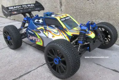NEW RC RACE BUGGY / CAR 1/8 SCALE NITRO GAS 4.25cc 4WD RTR, View more