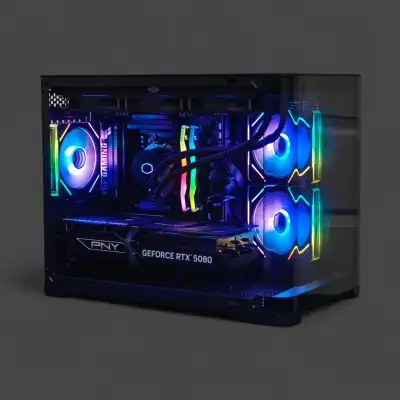 Ryzen 9 9900x - RTX 5080 Gaming PC - 64GB RAM - 2TB SSD, View more