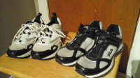 2 Pairs of guys running shoes $15 each