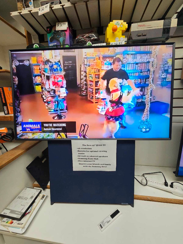 New price every week! The Sero 43" Rotating QLED TV! in TVs in Peterborough - Image 2