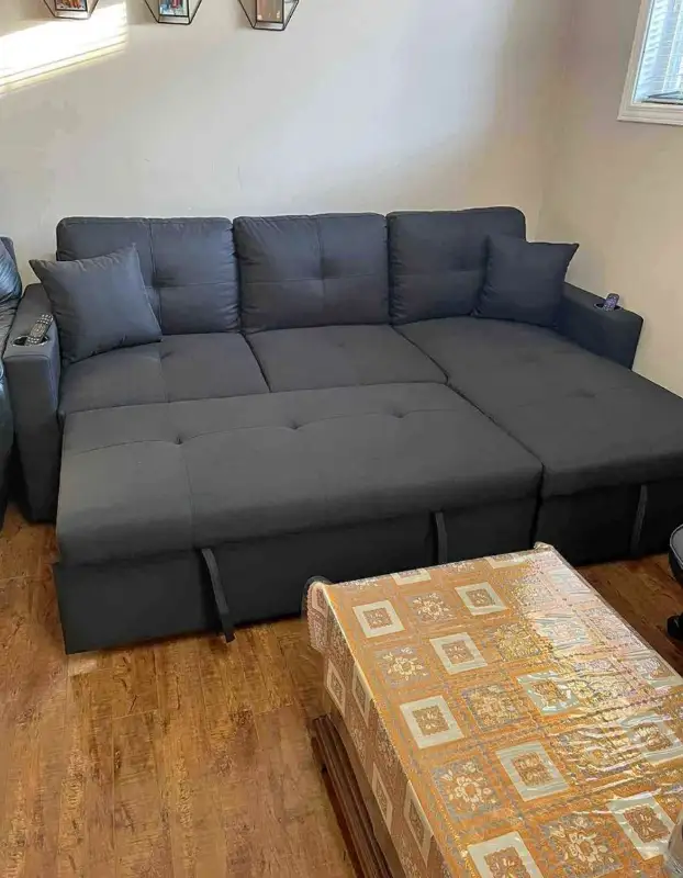 Brand New Pullout Bed Sofa available for sale in Couches & Futons in London - Image 3