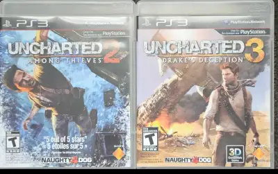 PS3 Uncharted 2;  PS3 Uncharted 3, View more