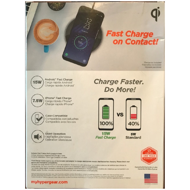 HYPERGEAR ChargePad Pro 15W (BNIB) Cell Phone Accessories Vancouver