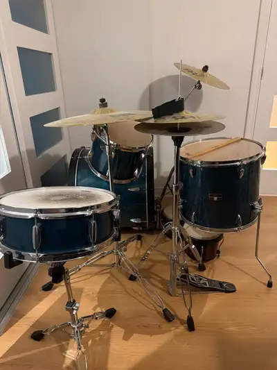 Drum Kit with Cymbals & Stool, View more