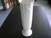 KAISER OF W GERMANY VASE 9" TALL  SOLID WHITE