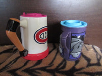 purple large cartoon anime star / hockey tea cup coffee cup