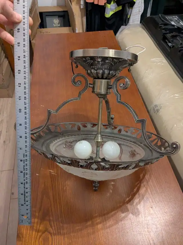 vintage ceiling light  in Indoor Lighting & Fans in Belleville - Image 5
