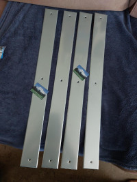 IKEA Magnetic Wall Mounted Metal Bar Strips - 4