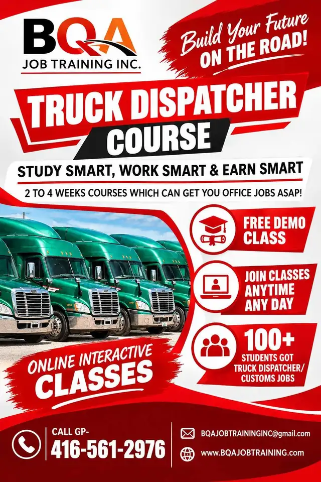 Truck Dispatcher Course Online 