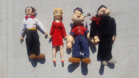 Popeye & Blondie dolls $40 FOR ALL